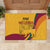 Sri Lanka National Day Rubber Doormat The Lion Passant With Ketayam Wood Art - Wonder Print Shop