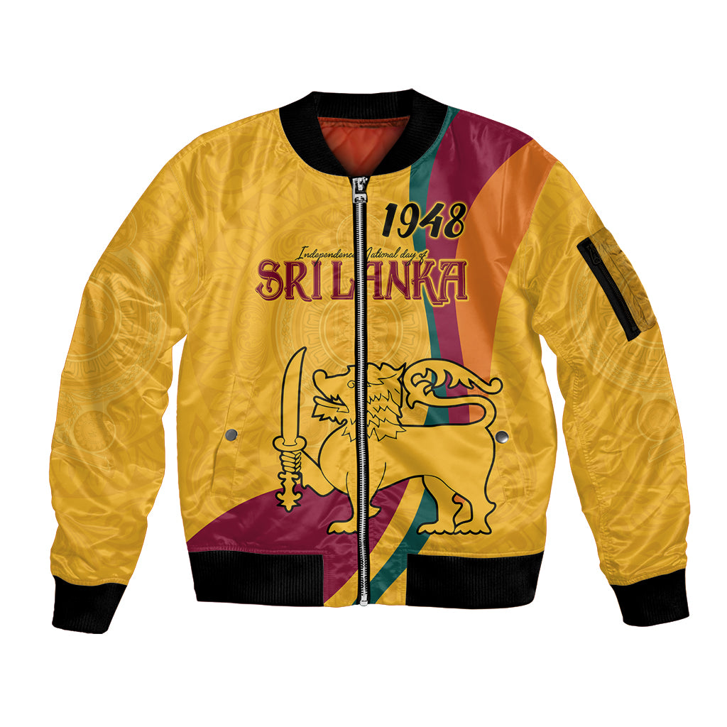 sri-lanka-national-day-sleeve-zip-bomber-jacket-the-lion-passant-with-ketayam-wood-art