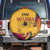 Sri Lanka National Day Spare Tire Cover The Lion Passant With Ketayam Wood Art - Wonder Print Shop