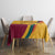 Sri Lanka National Day Tablecloth The Lion Passant With Ketayam Wood Art - Wonder Print Shop