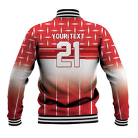 World Football Morocco Custom Baseball Jacket 1994 Away Retro Red Jersey - Wonder Print Shop