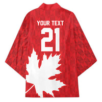 World Football 2026 Canada Custom Kimono Canucks Maple Leaf Pattern - Wonder Print Shop