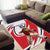 England Lion Mascot Cricket Custom Area Rug Unique Pattern