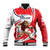 England Lion Mascot Cricket Custom Baseball Jacket Unique Pattern