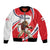 England Lion Mascot Cricket Custom Bomber Jacket Unique Pattern