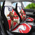 England Lion Mascot Cricket Custom Car Seat Cover Unique Pattern