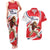 England Lion Mascot Cricket Custom Couples Matching Tank Maxi Dress and Hawaiian Shirt Unique Pattern