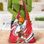 England Lion Mascot Cricket Custom Grocery Bag Unique Pattern