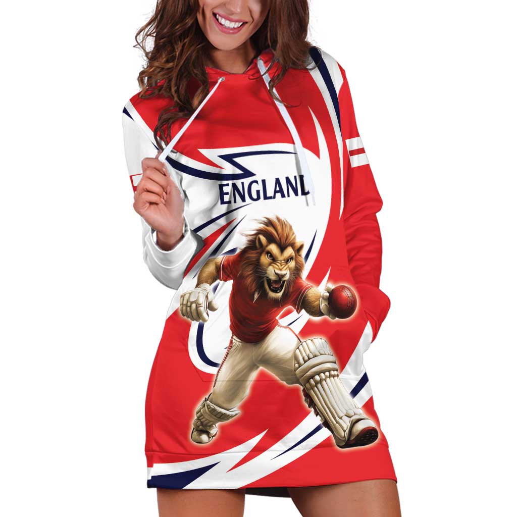 England Lion Mascot Cricket Custom Hoodie Dress Unique Pattern