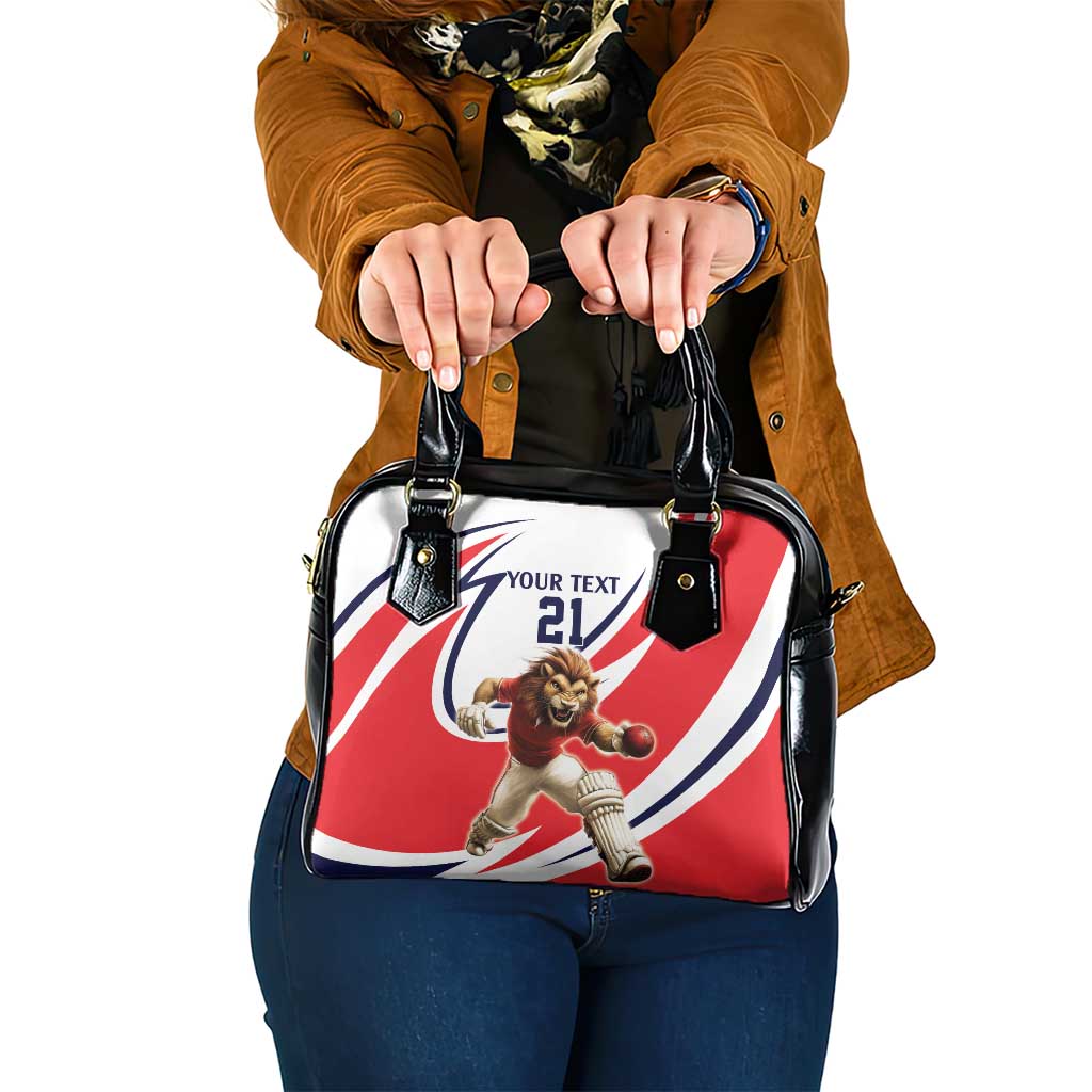 England Lion Mascot Cricket Custom Shoulder Handbag Unique Pattern