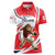 England Lion Mascot Cricket Custom Women Polo Shirt Unique Pattern