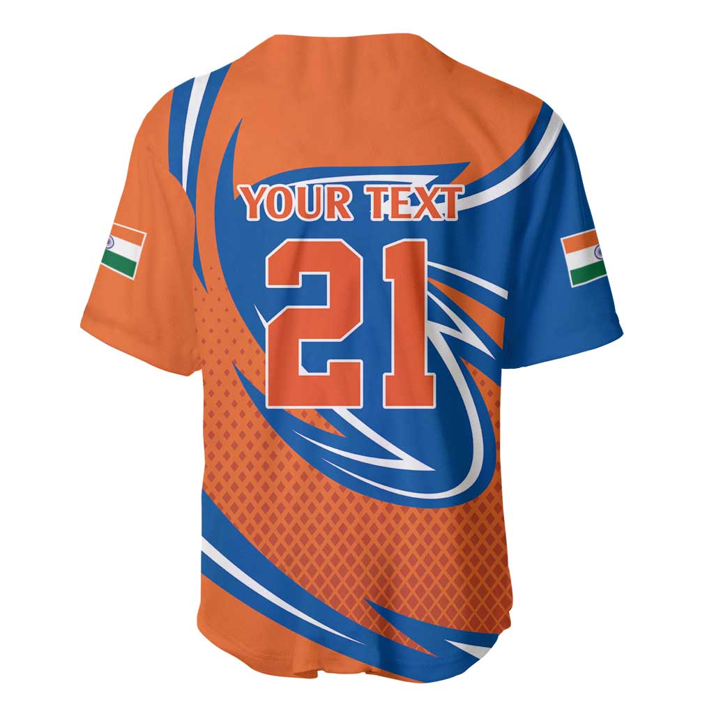 Indian Bengal Tiger Cricket Custom Baseball Jersey Unique Pattern