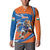 Indian Bengal Tiger Cricket Custom Button Sweatshirt Unique Pattern