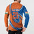 Indian Bengal Tiger Cricket Custom Button Sweatshirt Unique Pattern