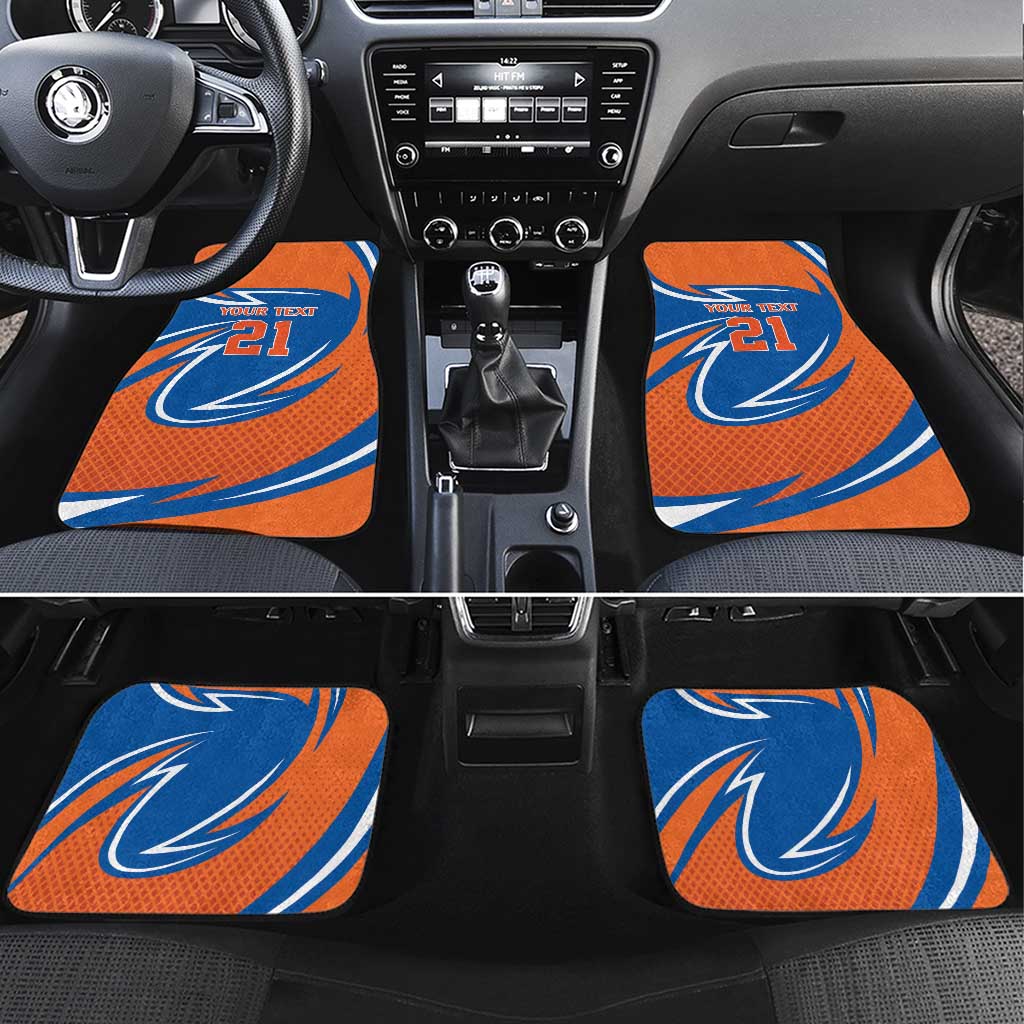 Indian Bengal Tiger Cricket Custom Car Mats Unique Pattern