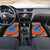 Indian Bengal Tiger Cricket Custom Car Mats Unique Pattern