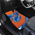 Indian Bengal Tiger Cricket Custom Car Mats Unique Pattern