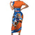 Indian Bengal Tiger Cricket Custom Family Matching Short Sleeve Bodycon Dress and Hawaiian Shirt Unique Pattern