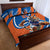 Indian Bengal Tiger Cricket Custom Quilt Bed Set Unique Pattern