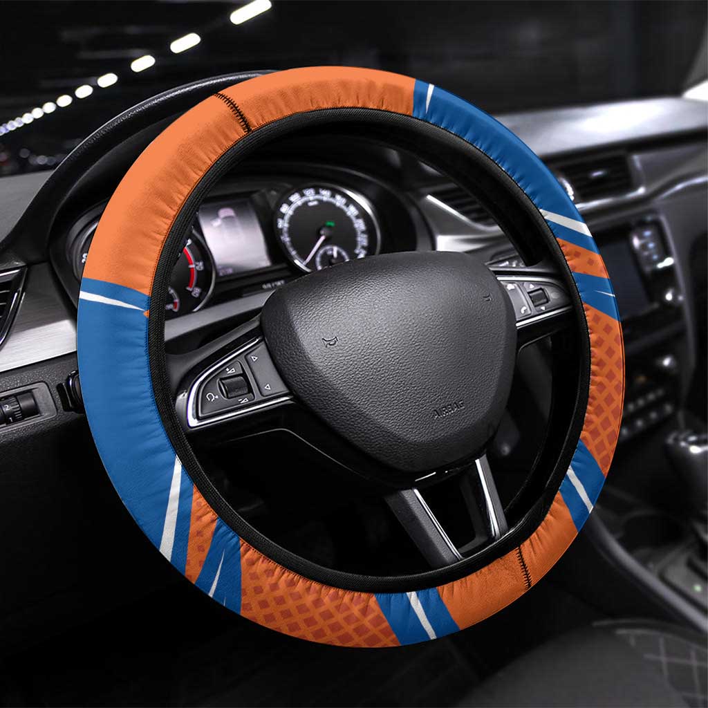 Indian Bengal Tiger Cricket Steering Wheel Cover Unique Pattern