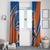 Indian Bengal Tiger Cricket Custom Window Curtain Unique Pattern