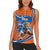 Indian Bengal Tiger Cricket Custom Women Sleeveless Polo Shirt Unique Pattern