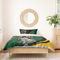 South African Secretary Bird Cricket Custom Bedding Set Unique Pattern