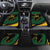 South African Secretary Bird Cricket Custom Car Mats Unique Pattern