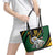 South African Secretary Bird Cricket Custom Leather Tote Bag Unique Pattern