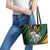 South African Secretary Bird Cricket Custom Leather Tote Bag Unique Pattern