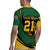 South African Secretary Bird Cricket Custom Rugby Jersey Unique Pattern