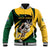 South African Springbok Cricket Custom Baseball Jacket Unique Pattern