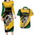 South African Springbok Cricket Custom Couples Matching Long Sleeve Bodycon Dress and Hawaiian Shirt Unique Pattern