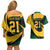 South African Springbok Cricket Custom Couples Matching Off Shoulder Short Dress and Hawaiian Shirt Unique Pattern