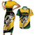 South African Springbok Cricket Custom Couples Matching Short Sleeve Bodycon Dress and Hawaiian Shirt Unique Pattern