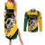 South African Springbok Cricket Custom Couples Matching Summer Maxi Dress and Long Sleeve Button Shirt Unique Pattern