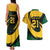 South African Springbok Cricket Custom Couples Matching Tank Maxi Dress and Hawaiian Shirt Unique Pattern