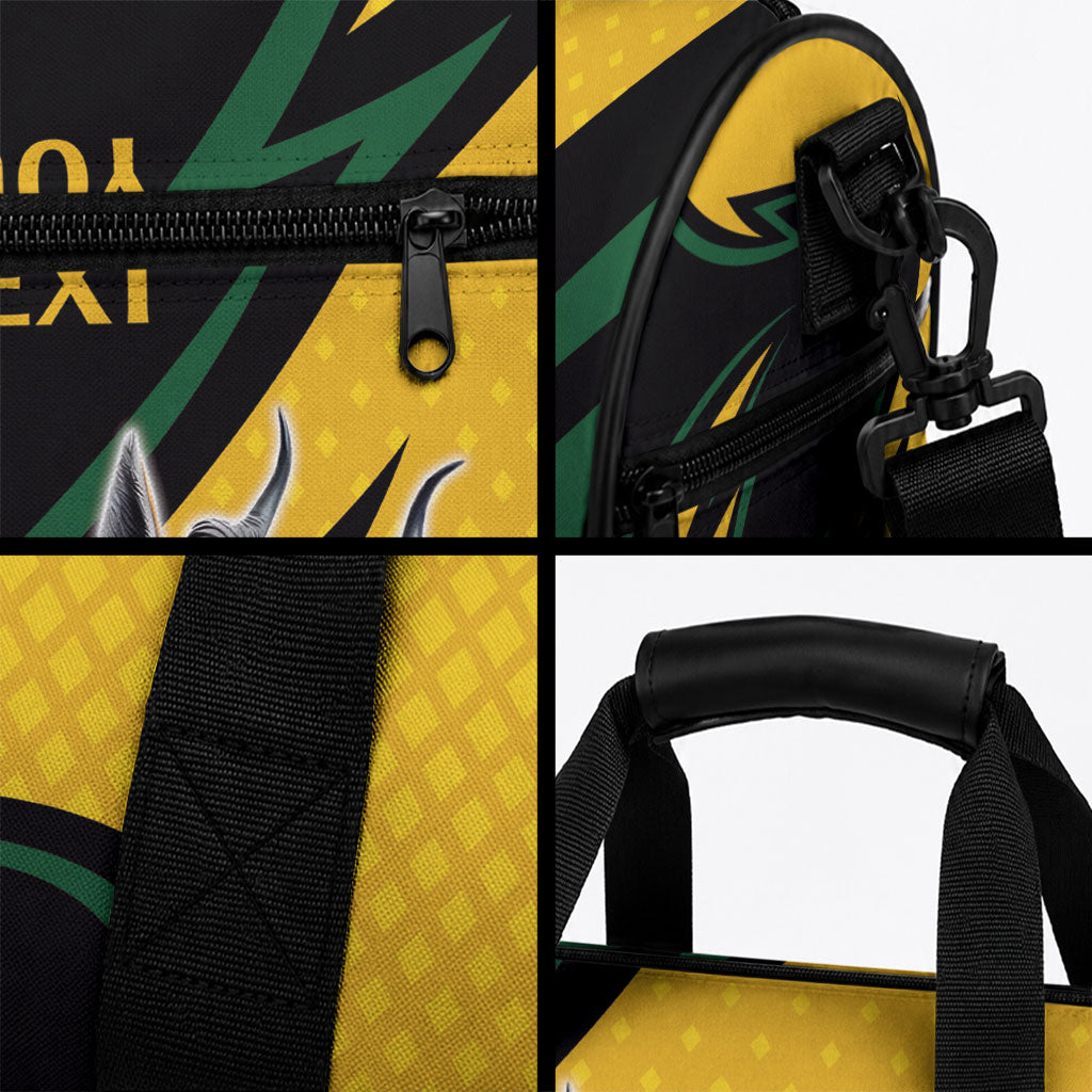 Springbok South Africa Cricket Custom Duffle Bag Unique Pattern