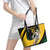 South African Springbok Cricket Custom Leather Tote Bag Unique Pattern