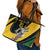 South African Springbok Cricket Custom Leather Tote Bag Unique Pattern