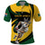 South African Springbok Cricket Custom Polo Shirt Unique Pattern