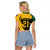 South African Springbok Cricket Custom Raglan Cropped T Shirt Unique Pattern