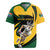 South African Springbok Cricket Custom Rugby Jersey Unique Pattern