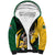 South African Springbok Cricket Custom Sherpa Hoodie Unique Pattern