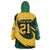 South African Springbok Cricket Custom Wearable Blanket Hoodie Unique Pattern