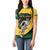 South African Springbok Cricket Custom Women Polo Shirt Unique Pattern