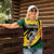 South African Springbok Cricket Custom Women Polo Shirt Unique Pattern