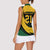 South African Springbok Cricket Custom Women Sleeveless Polo Shirt Unique Pattern