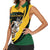 South African Springbok Cricket Custom Women Sleeveless Polo Shirt Unique Pattern