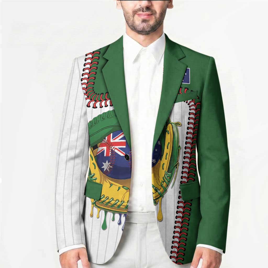 Custom Dripping Baseball Australia Blazer